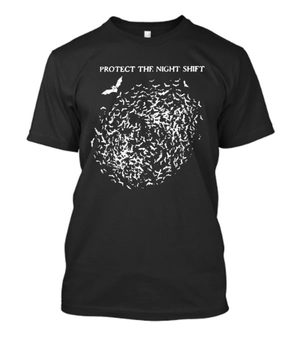 Protect The Night Shift Bat Conservation Halloween T-Shirt
