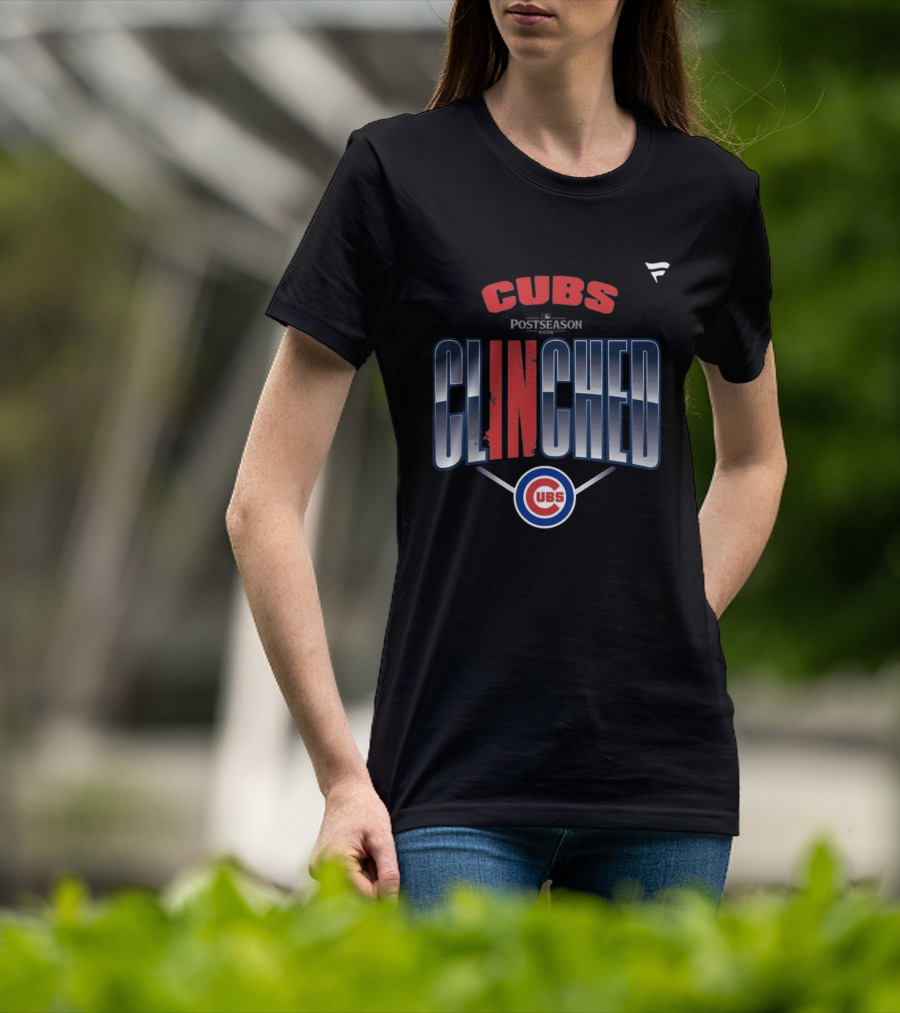 Chicago Cubs Postseason 2026 Clinched MLB T-Shirt