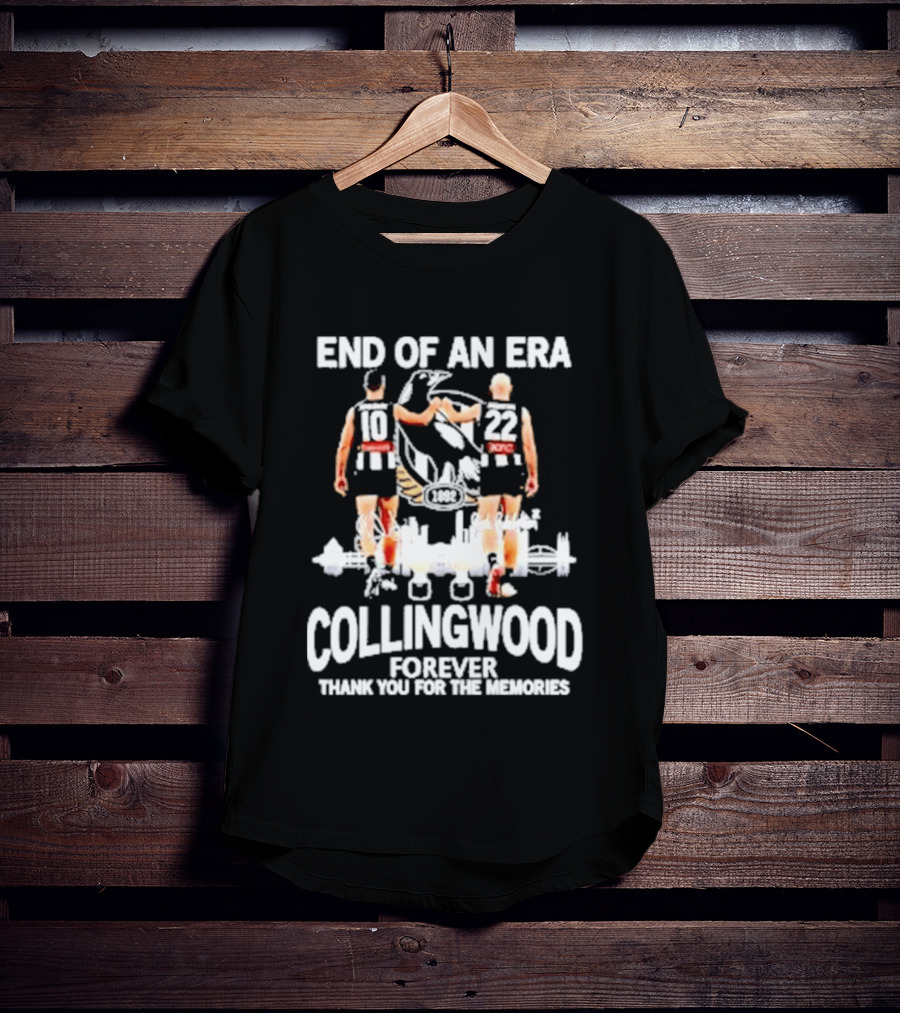 End Of An Era Collingwood Forever Thank You For The Memories T-Shirt