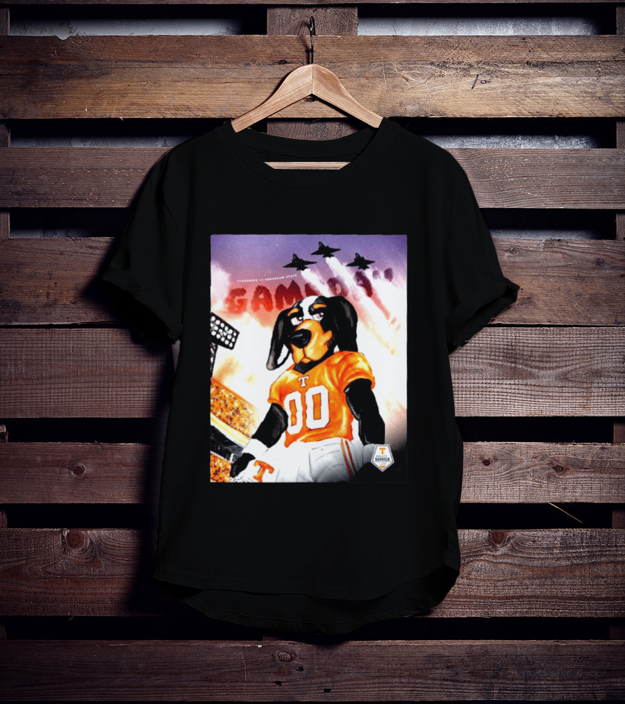 Tennessee Volunteers Smokey 00 Game Day Jets Flyover Stadium Lights T-Shirt