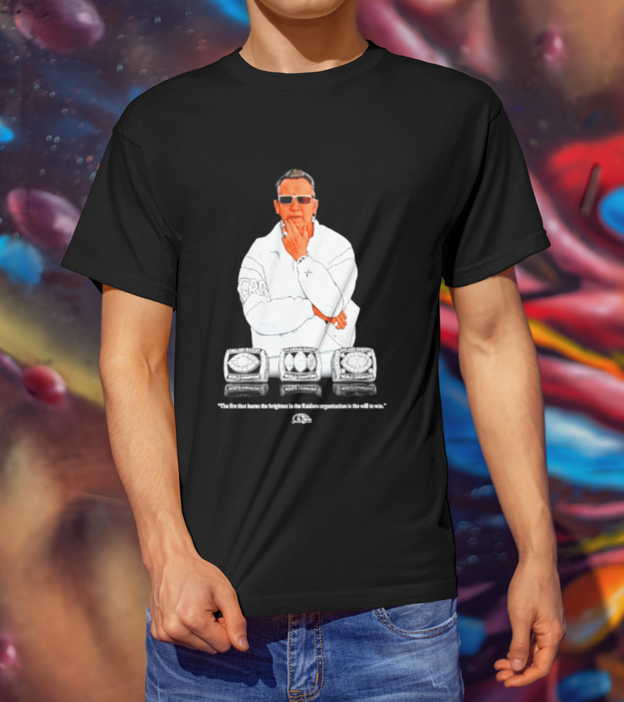 Maxx Crosby Las Vegas Raiders Al Davis World Champion Rings T-Shirt