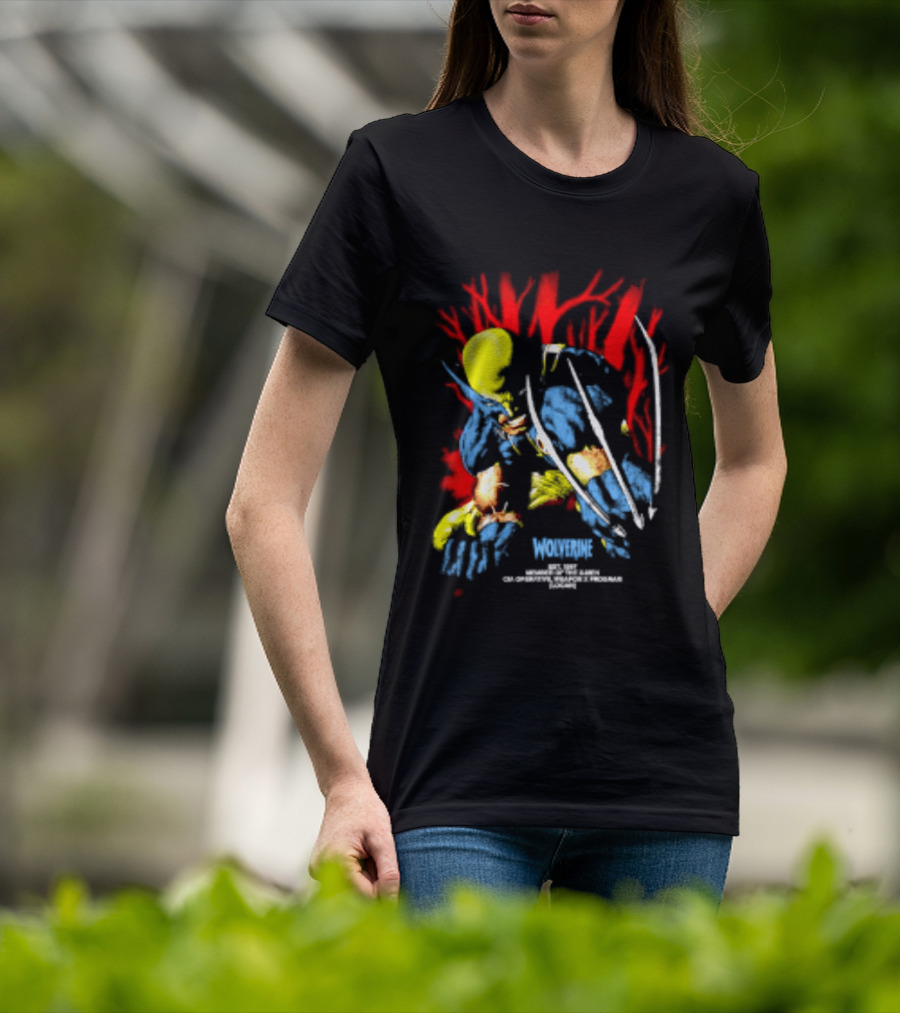Wolverine Est 1997 Member Of X Men CIA Operative Weapon X Program Logan T-Shirt
