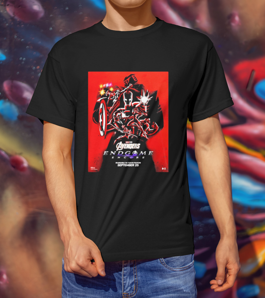Avengers Endgame Encore 2026 Marvel Studios September 25 T-Shirt