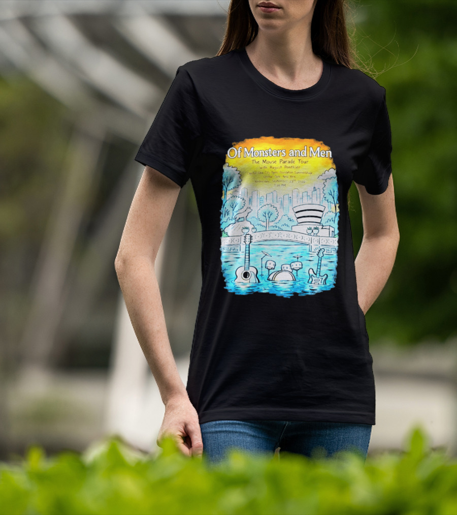 Of Monsters And Men The Mouse Parade Tour September 23 2026 Central Park New York T-Shirt