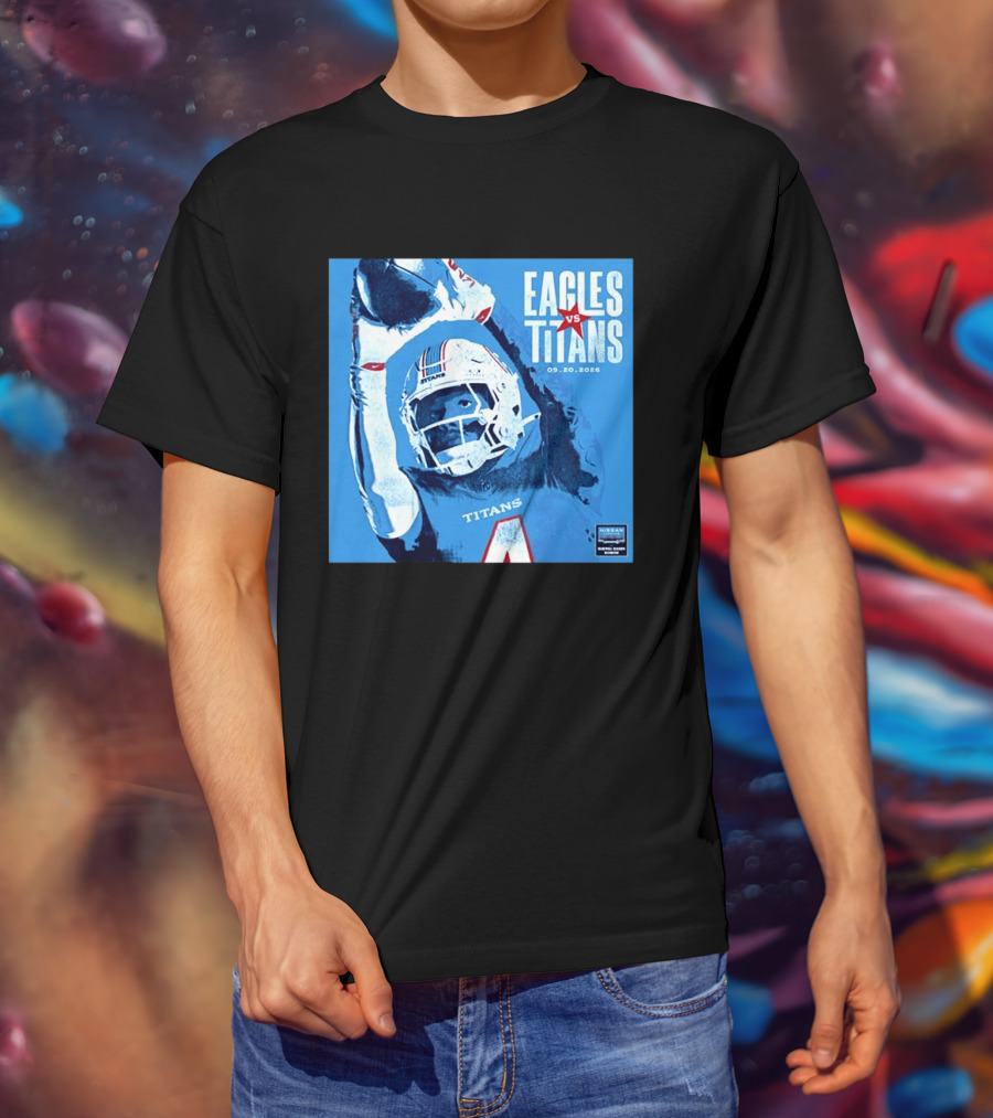 Eagles Vs Titans September 20 2026 Nissan Stadium Nashville TN T-Shirt