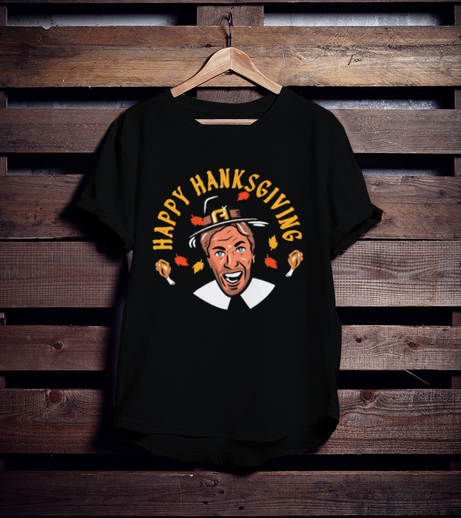 Rangers Henrik Lundqvist Happy Hanksgiving Thanksgiving T-Shirt