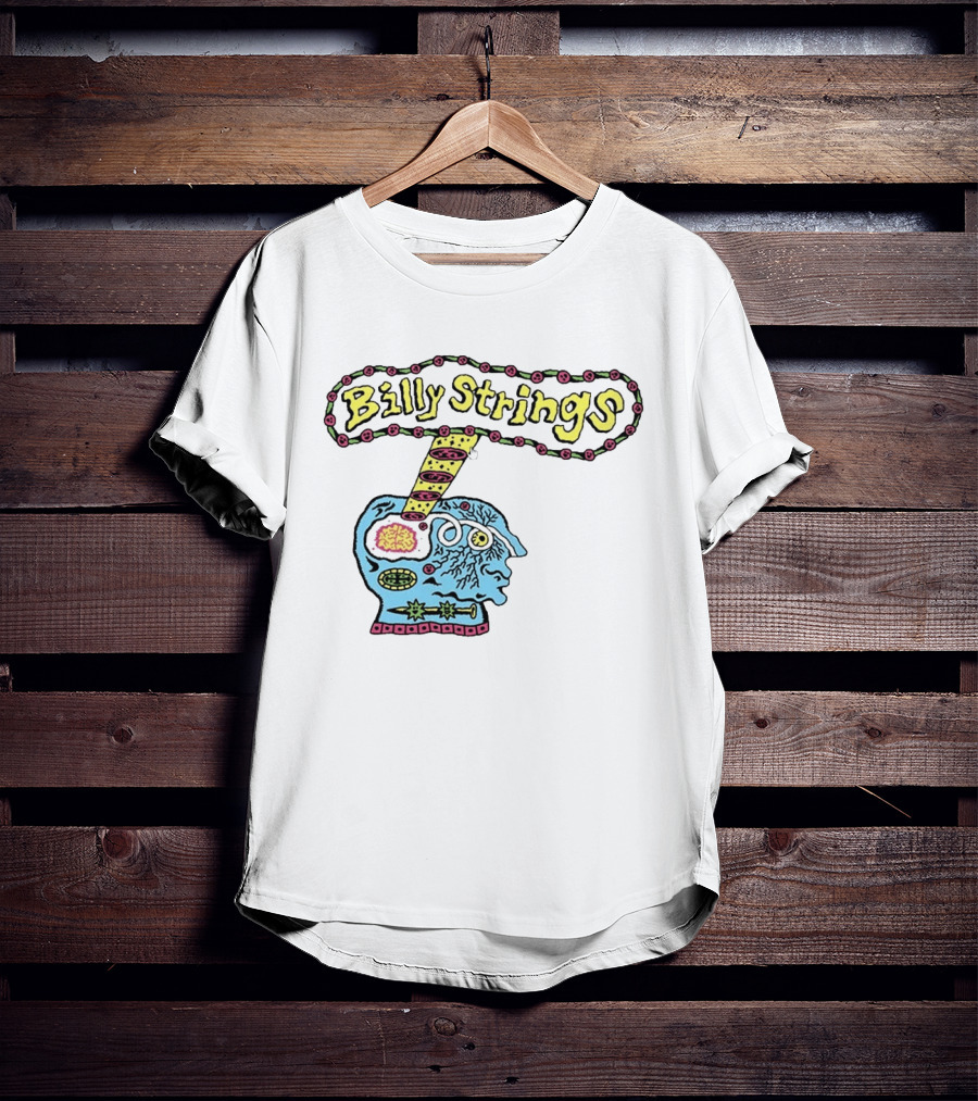 Billy Strings Fall 2026 Merchandise Head Lanceleee Psychedelic Brain T-Shirt