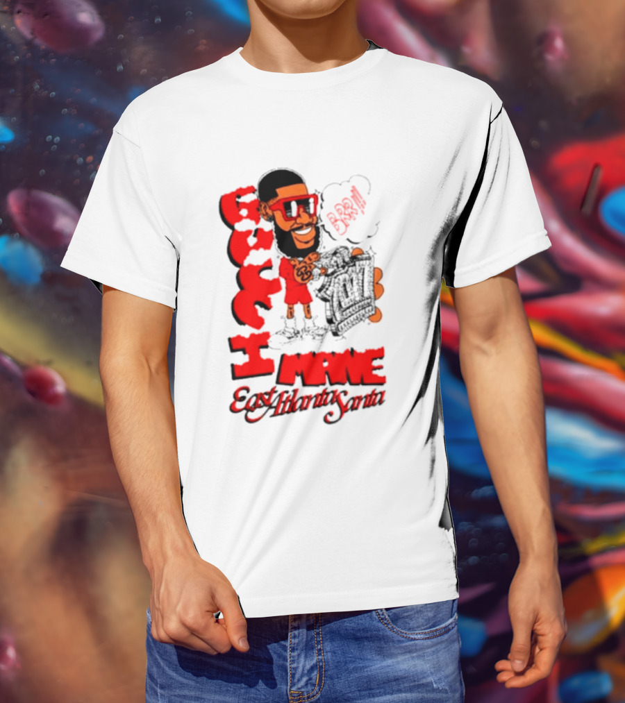 Gucci Mane Brr East Atlanta Santa Christmas T-Shirt
