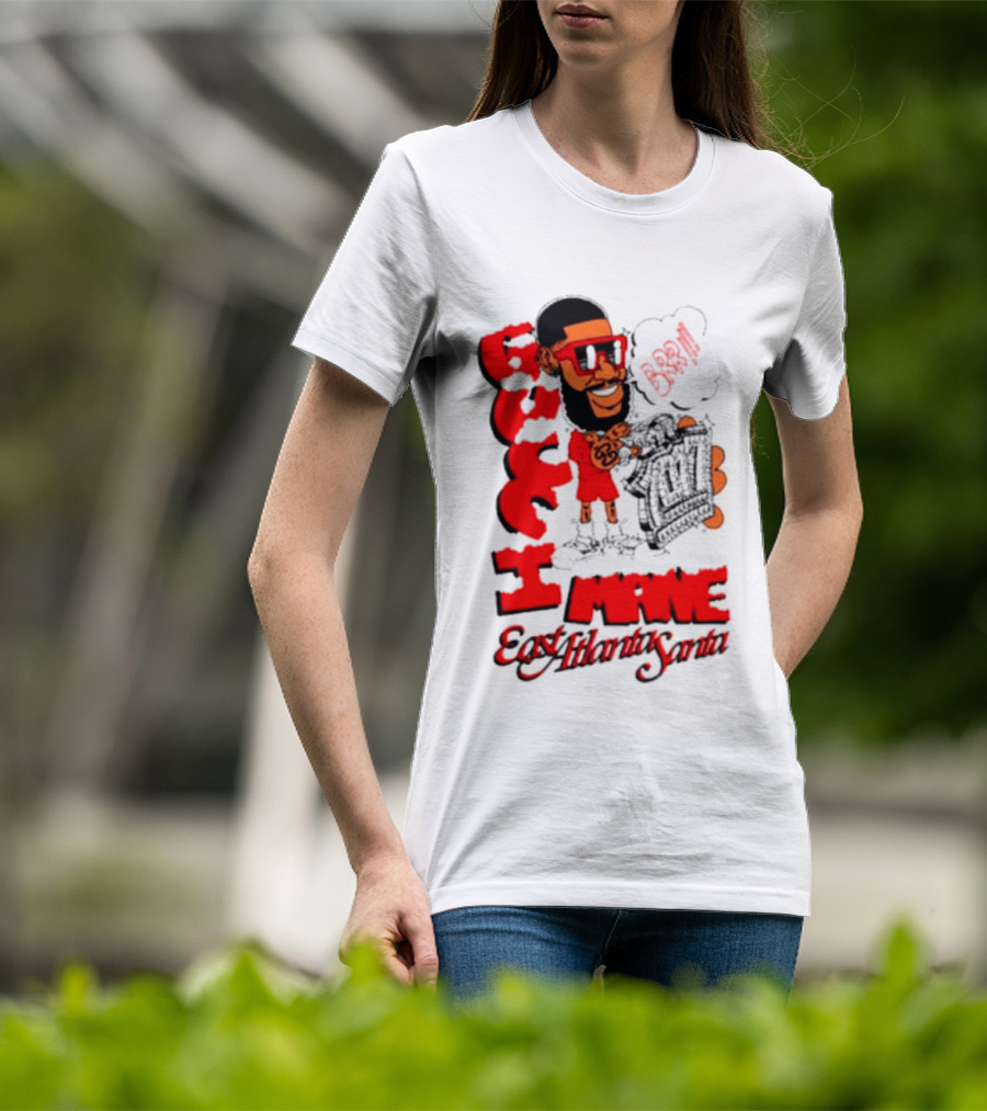 Gucci Mane Brr East Atlanta Santa Christmas T-Shirt