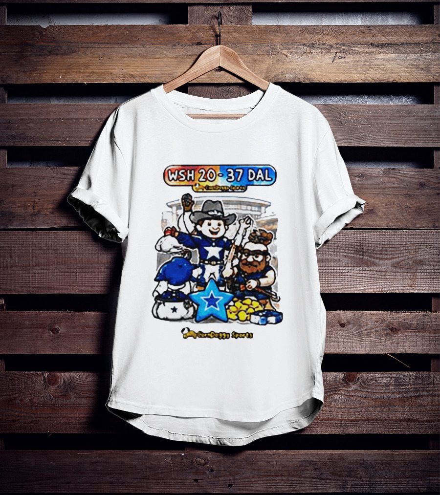 WSH 20 37 DAL Victory Celebration Cowboys Stadium T-Shirt