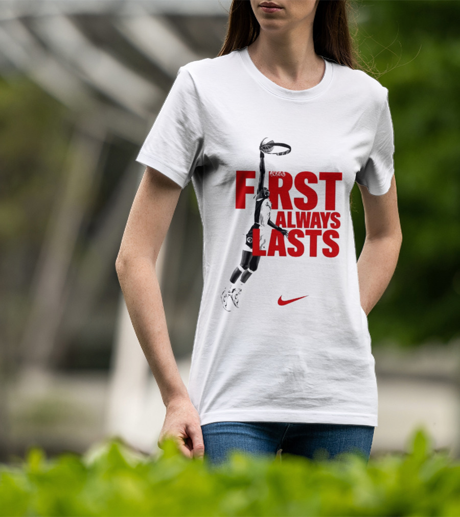 First Always Lasts Basketball Dunk Player Nike Sports T-Shirt