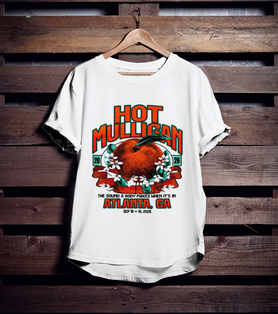 Hot Mulligan The Sound A Body Makes Atlanta GA 2026 T-Shirt