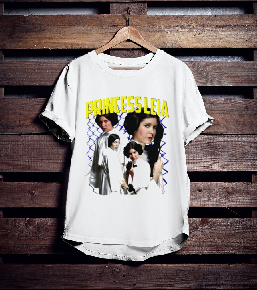 Princess Leia Star Wars Legends Bootleg Retro Fan T-Shirt
