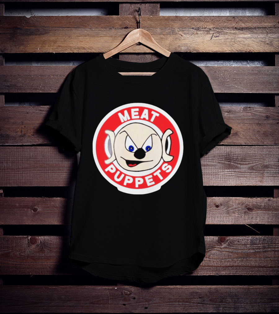 Meat Puppets Alternative Rock Merchandise Iconic Cartoon T-Shirt