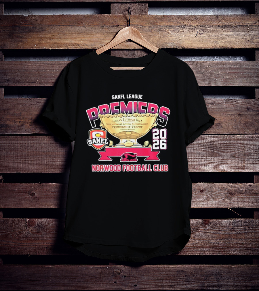 SANFL League Premiers 2026 Norwood Football Club Trophy T-Shirt