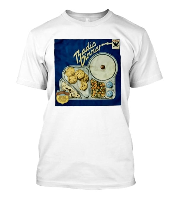 Radio Dinner Chipped Beef NRA Food Tray T-Shirt