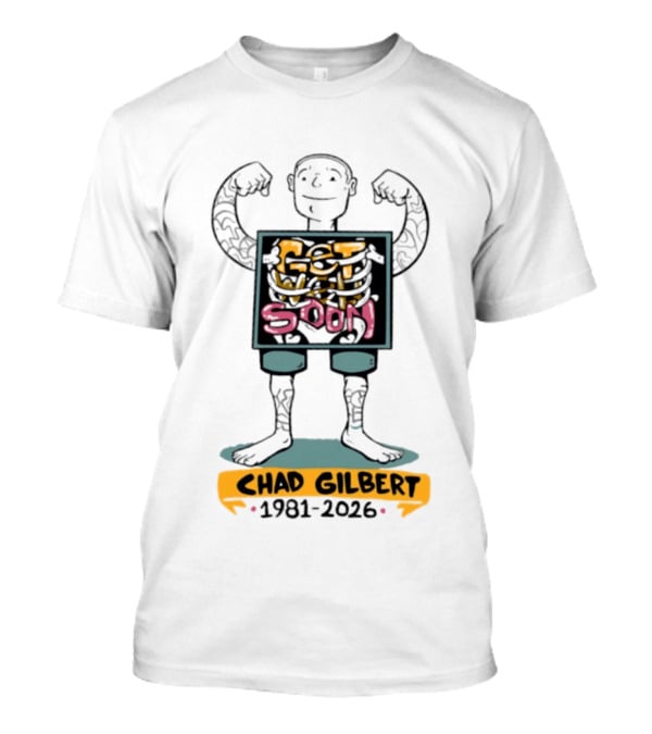 Chad Gilbert Get Well Soon 1981 2026 New Found Glory Tattoo T-Shirt