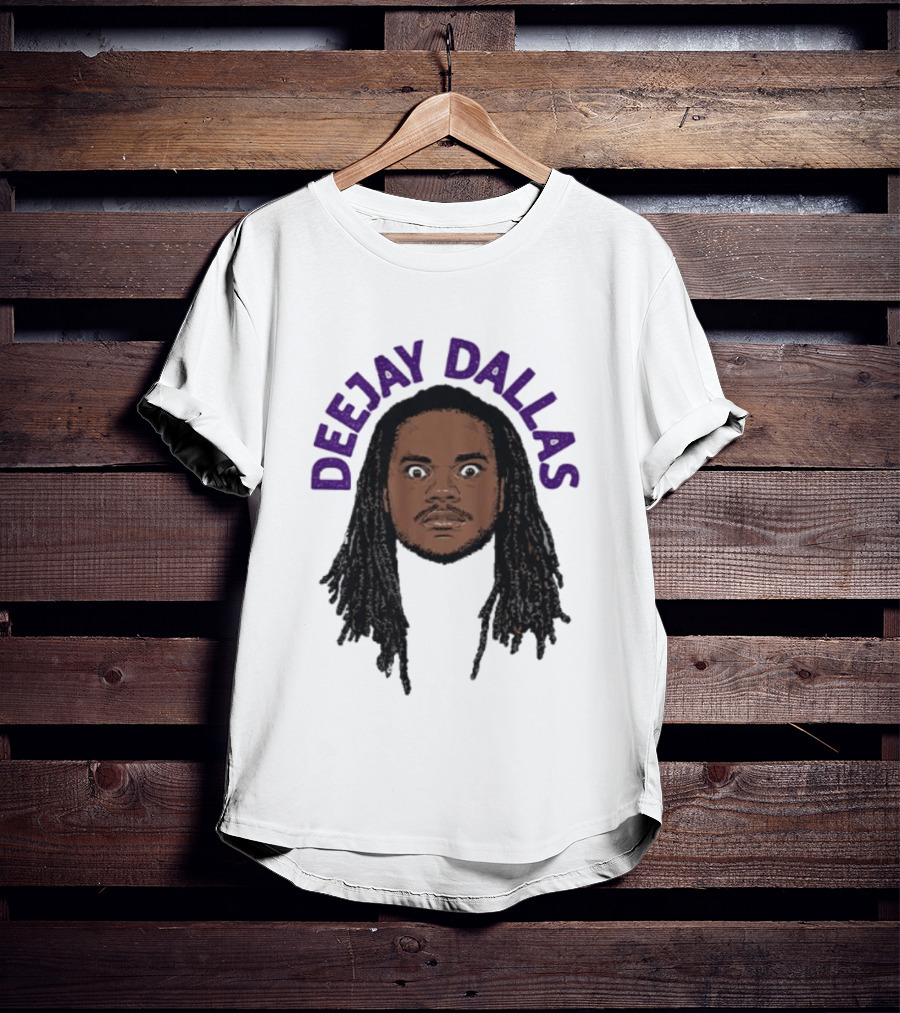 DeeJay Dallas Headshot Illustration Minnesota Football T-Shirt