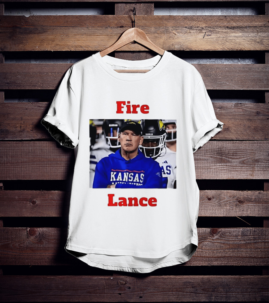 Fire Lance Kansas Jayhawks Football Coach Kansas T-Shirt