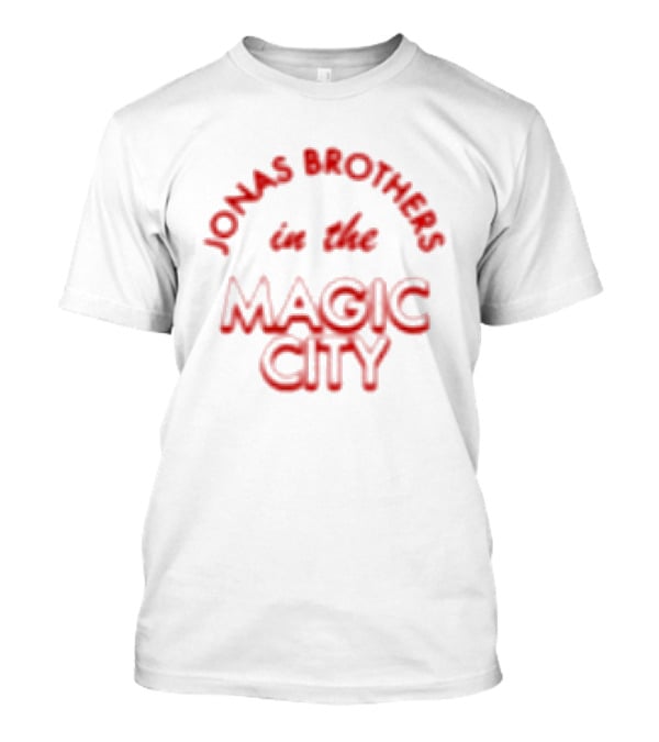 Jonas Brothers Burning Up In The Magic City Birmingham AL T-Shirt