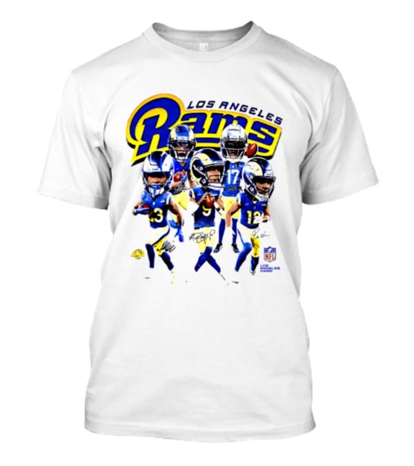 Los Angeles Rams 2026 Big Head NFL Players Collection T-Shirt