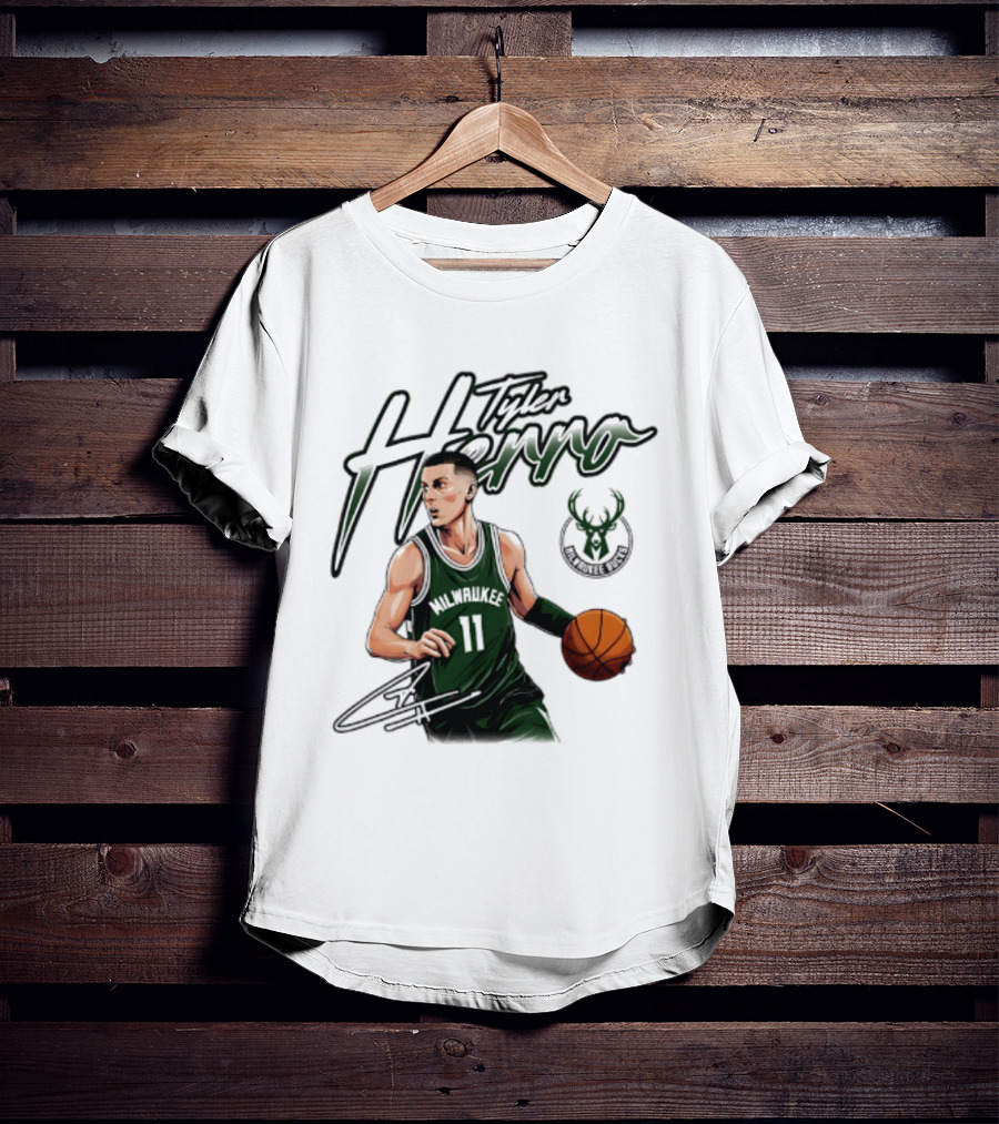 Tyler Herro Milwaukee Bucks Number 11 Basketball Player T-Shirt