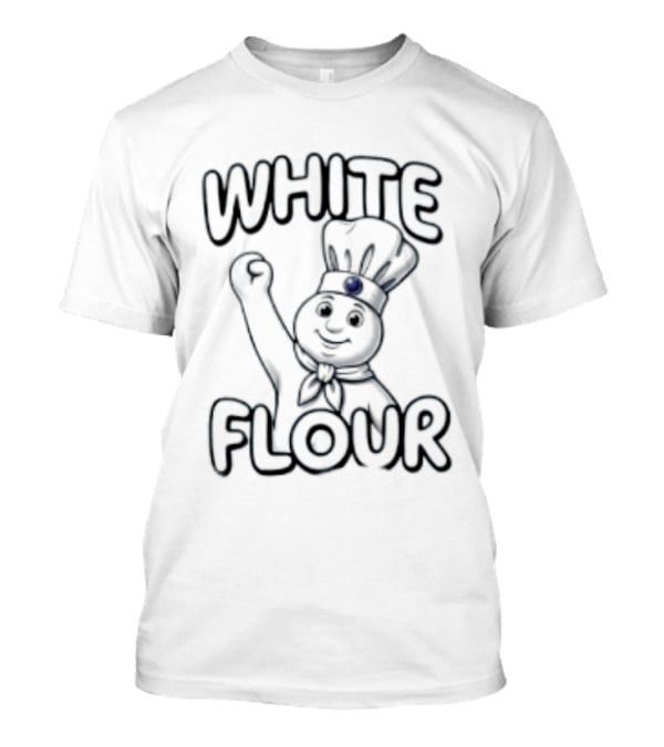 Pillsbury Doughboy White Flour Cartoon T-Shirt
