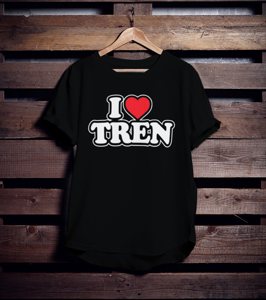 I Love Tren Bodybuilding Gym Fitness Workout Motivation T-Shirt
