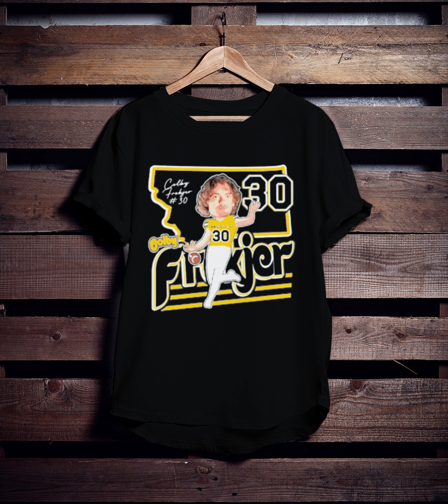 Colby Frokjer Montana State Bobcats 30 Player Caricature 2026 T-Shirt