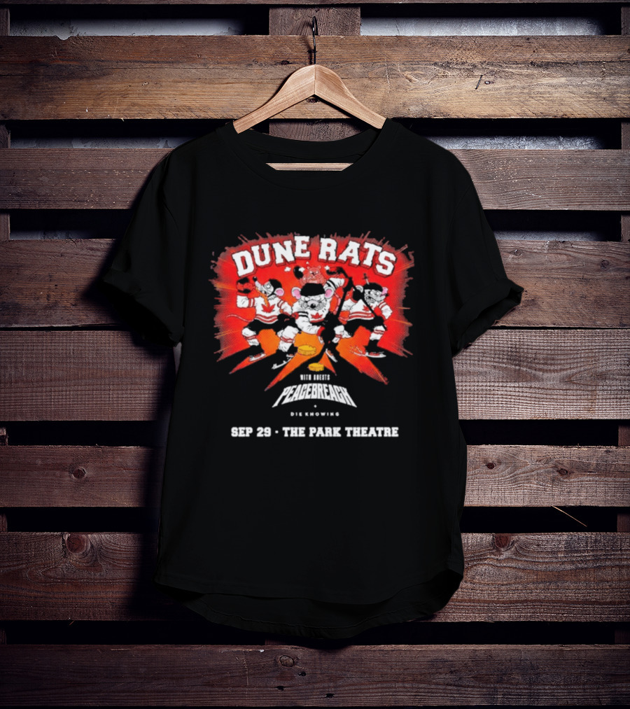 Dune Rats Winnipeg Manitoba The Park Theatre Sep 29 Big Krowdux Canadian Hockey T-Shirt