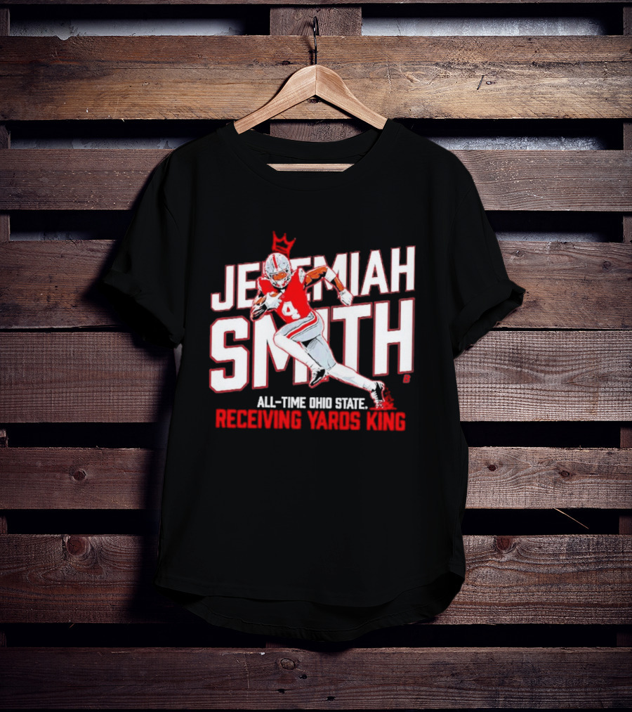 Jeremiah Smith All Time Ohio State Receiving Yards King Football Glory T-Shirt