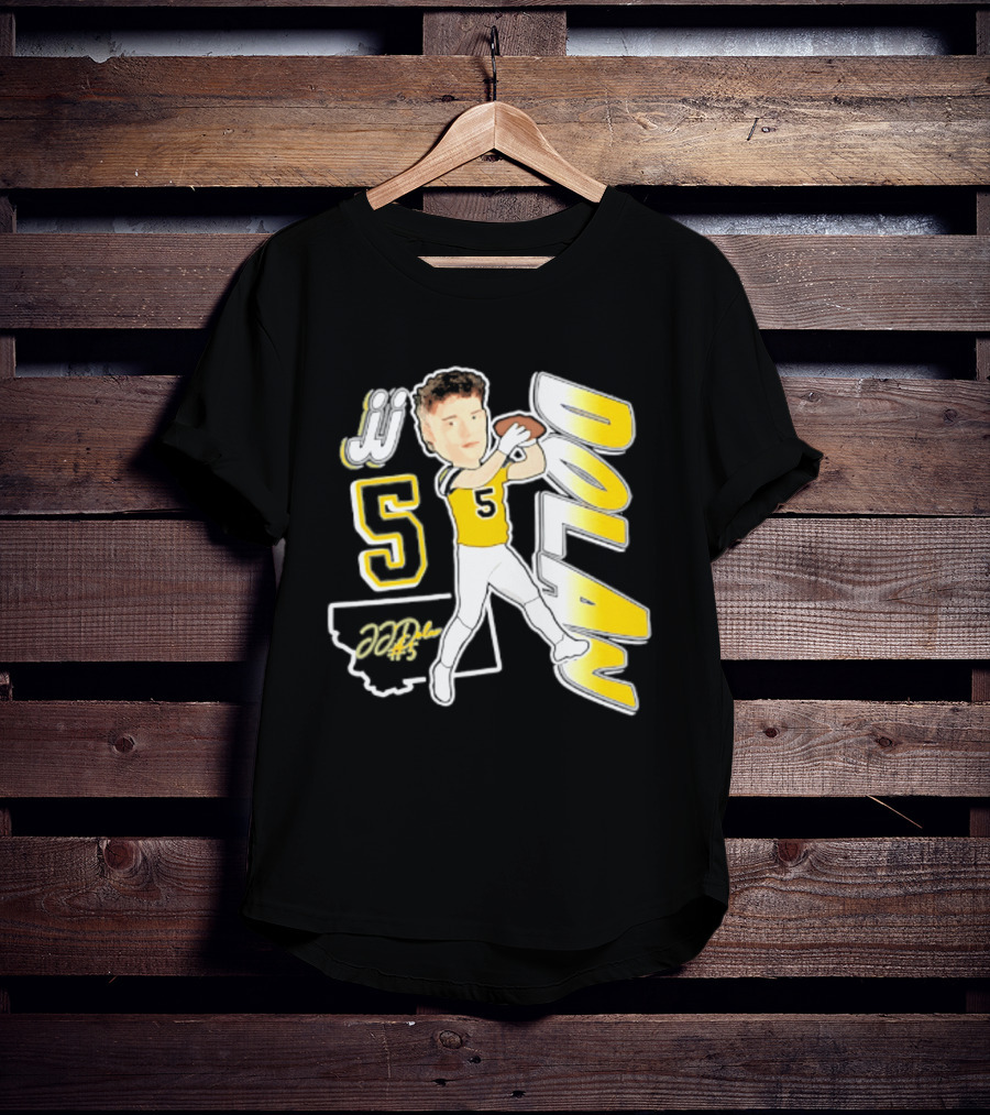 JJ Dolan Montana State Bobcats Player 2026 Caricature T-Shirt