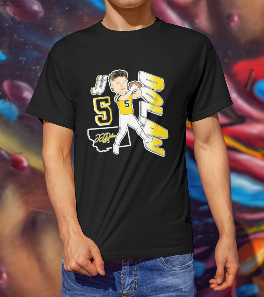 JJ Dolan Montana State Bobcats Player 2026 Caricature T-Shirt