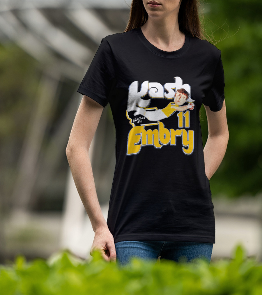 Kash Embry 11 Montana State Bobcats Player Caricature 2026 T-Shirt