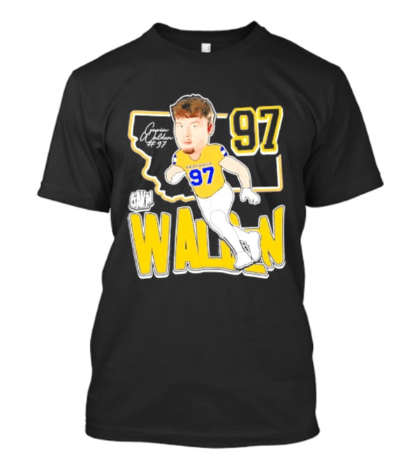 Montana State Bobcats Player Walden 97 Caricature 2026 T-Shirt