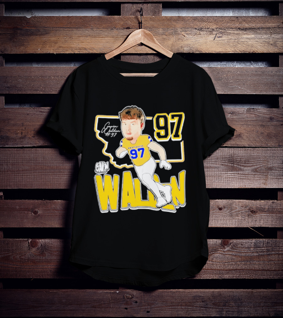 Montana State Bobcats Player Walden 97 Caricature 2026 T-Shirt