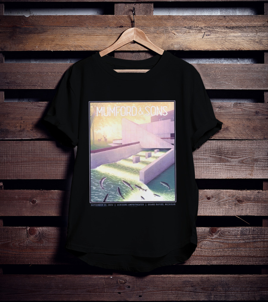 Mumford And Sons September 22 2026 Grand Rapids Acrisure Amphitheater Event T-Shirt
