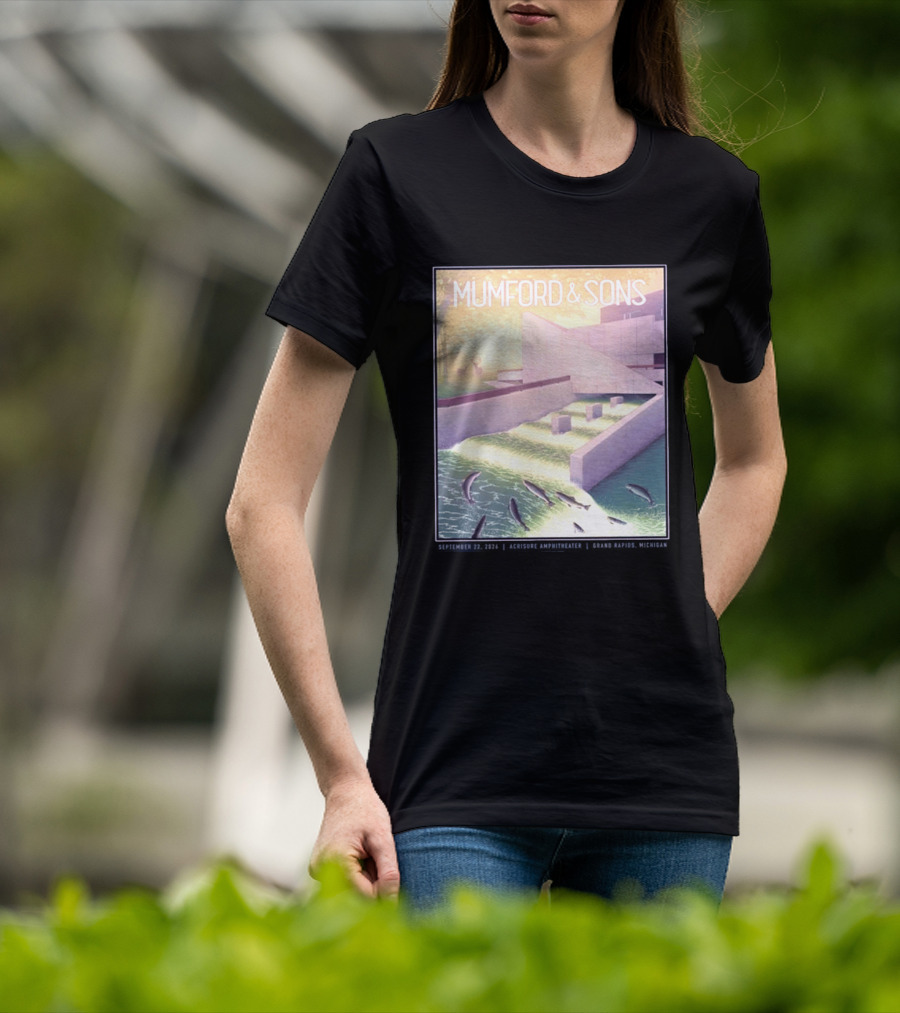 Mumford And Sons September 22 2026 Grand Rapids Acrisure Amphitheater Event T-Shirt