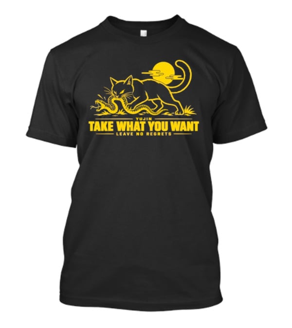 Yujin Take What You Want Leave No Regrets Cat And Snake Sun Scene T-Shirt