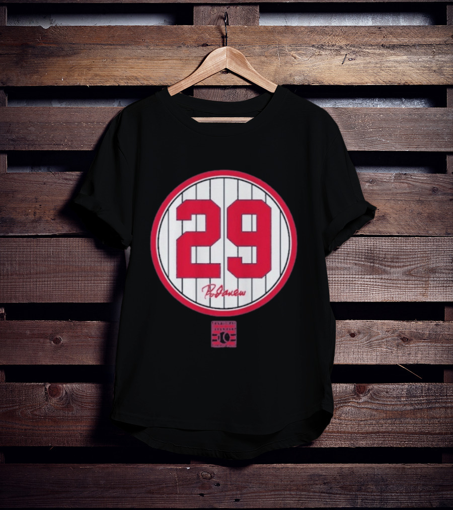 Rod Carew 29 Baseball Hall Of Fame Signature Number T-Shirt