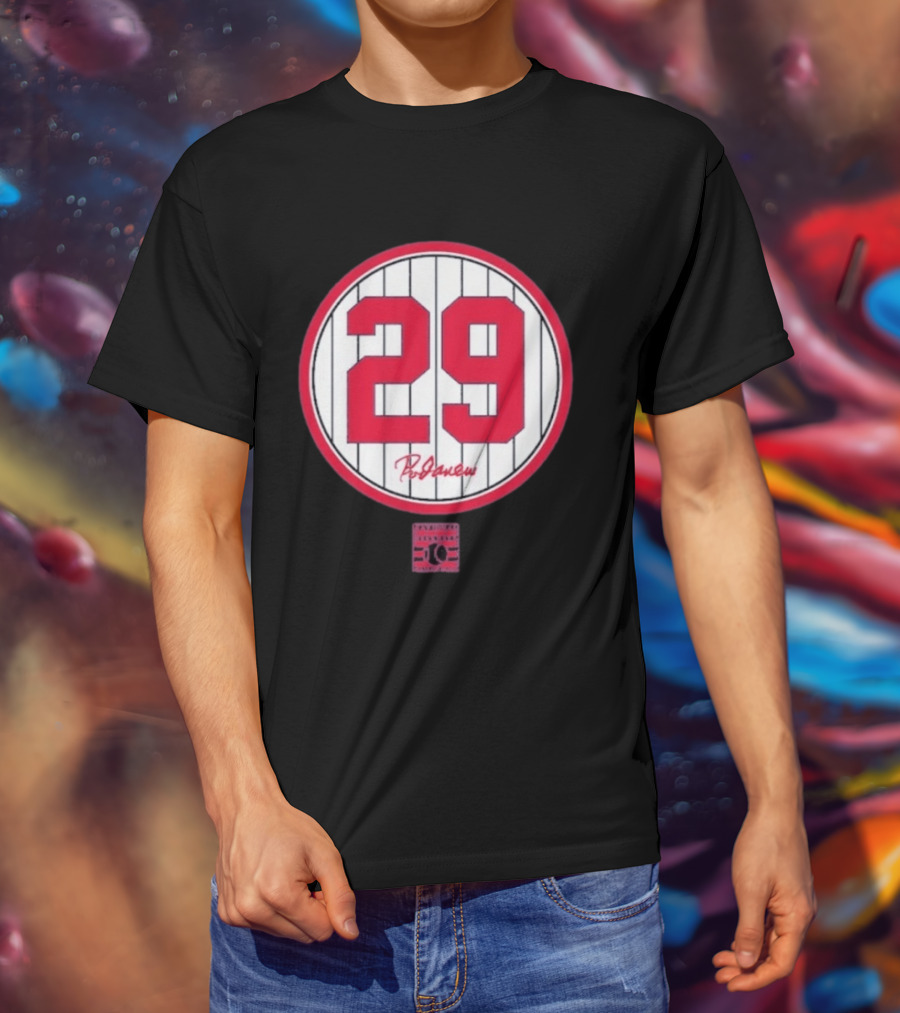 Rod Carew 29 Baseball Hall Of Fame Signature Number T-Shirt