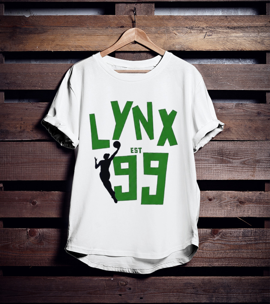 Lynx EST 99 Green Basketball T-Shirt