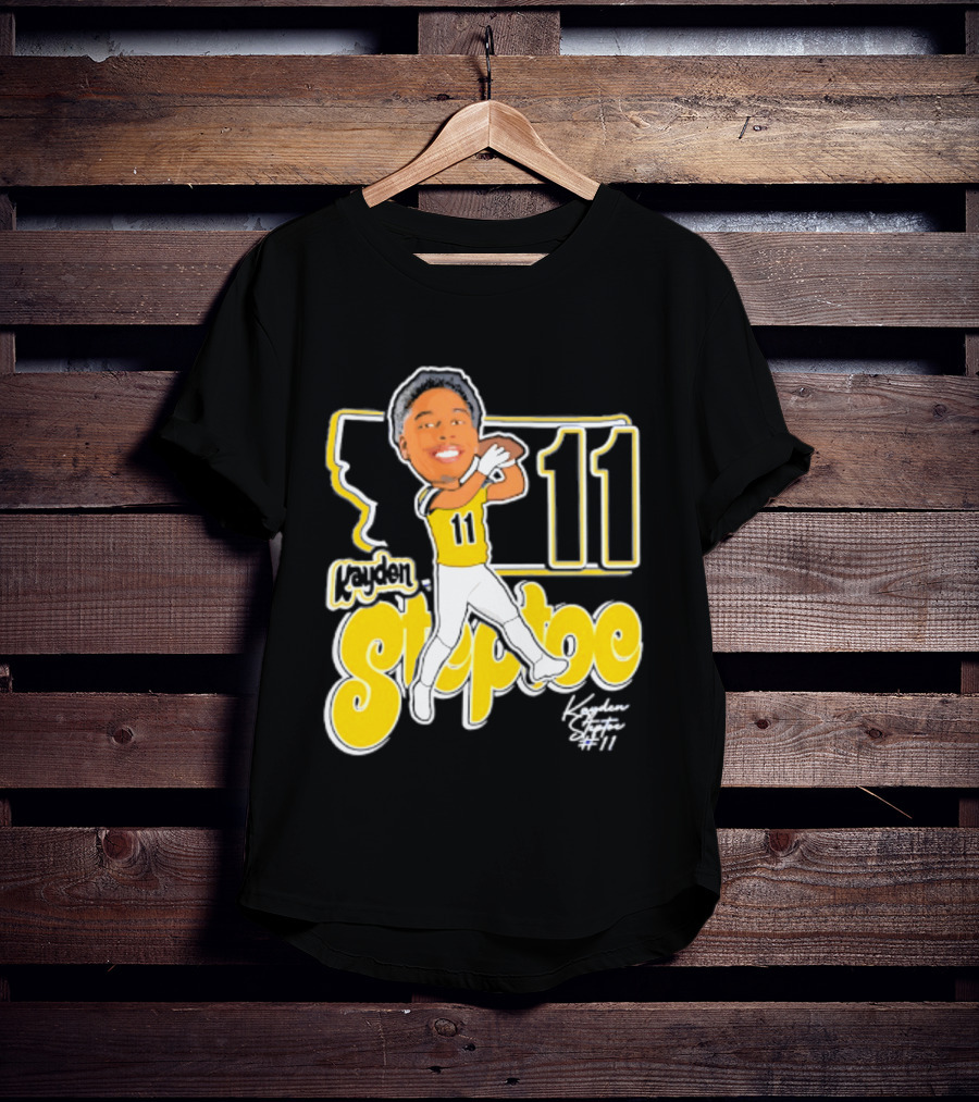 Montana State Bobcats Kayden Steptoe 11 Caricature 2026 T-Shirt