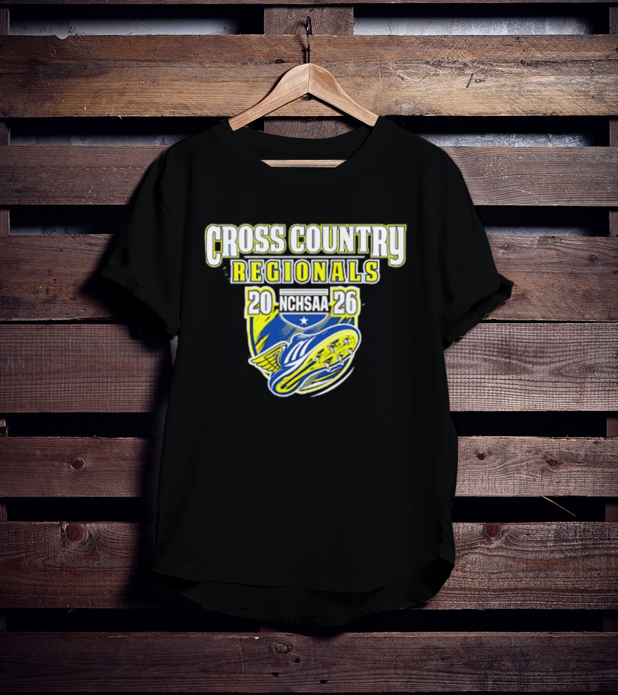 Cross Country Regionals 2026 North Carolina Running Event Crest T-Shirt