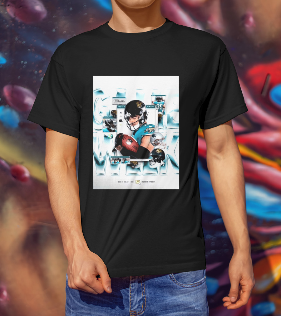 New England Patriots Vs Jacksonville Jaguars Game Week 3 EverBank Stadium September 27 2026 T-Shirt