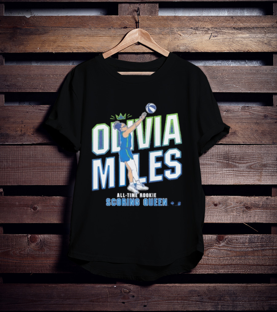 Olivia Miles All Time Rookie Scoring Queen Basketball T-Shirt