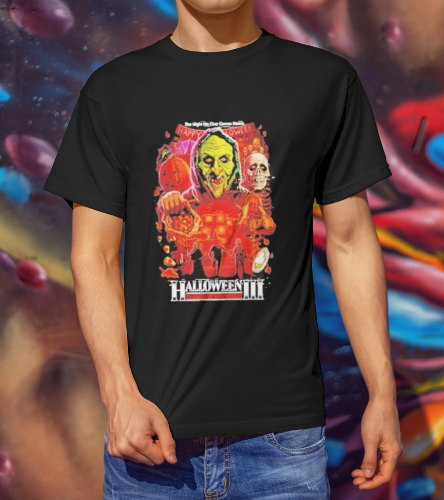 Halloween III Season Of The Witchcraft Happy Halloween Jack O' Lantern Skeleton Pumpkin T-Shirt