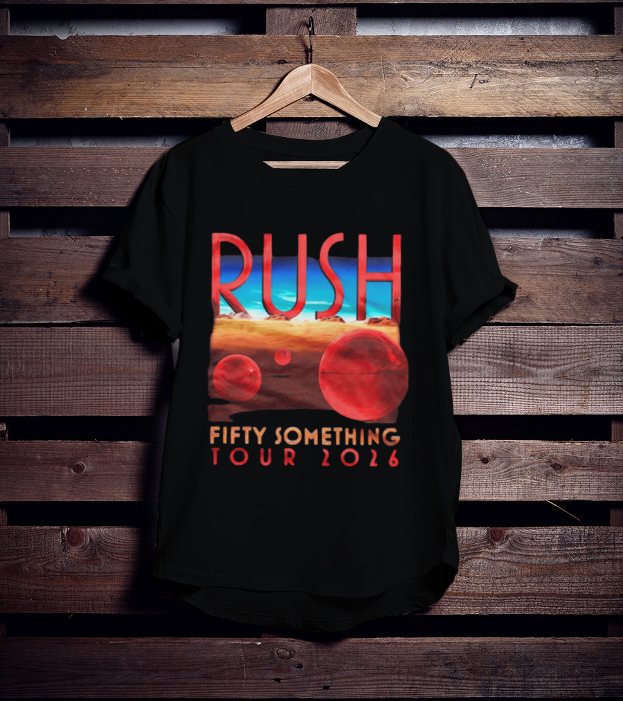 Rush Fifty Something Tour 2026 Spheres T-Shirt