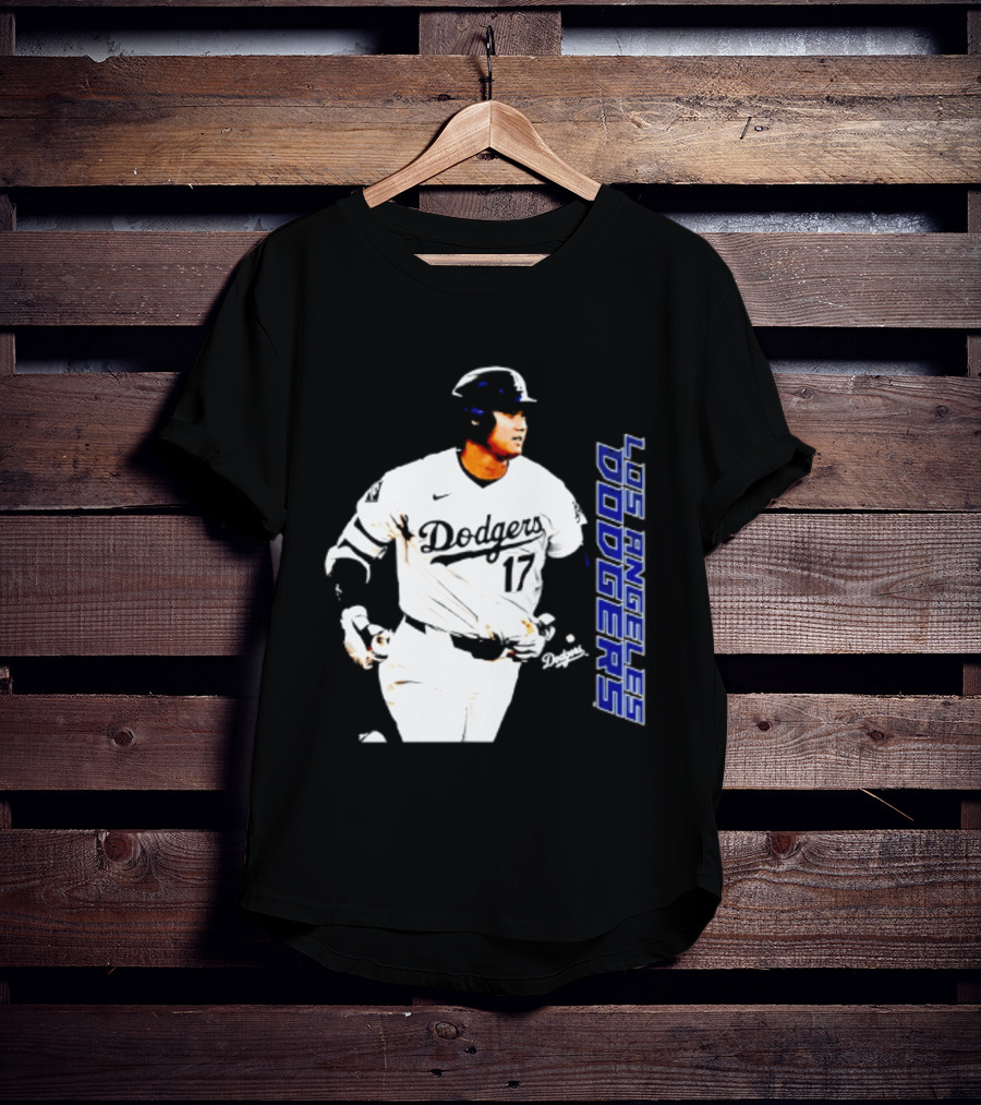 Shohei Ohtani Los Angeles Dodgers MLB Swing 17 T-Shirt