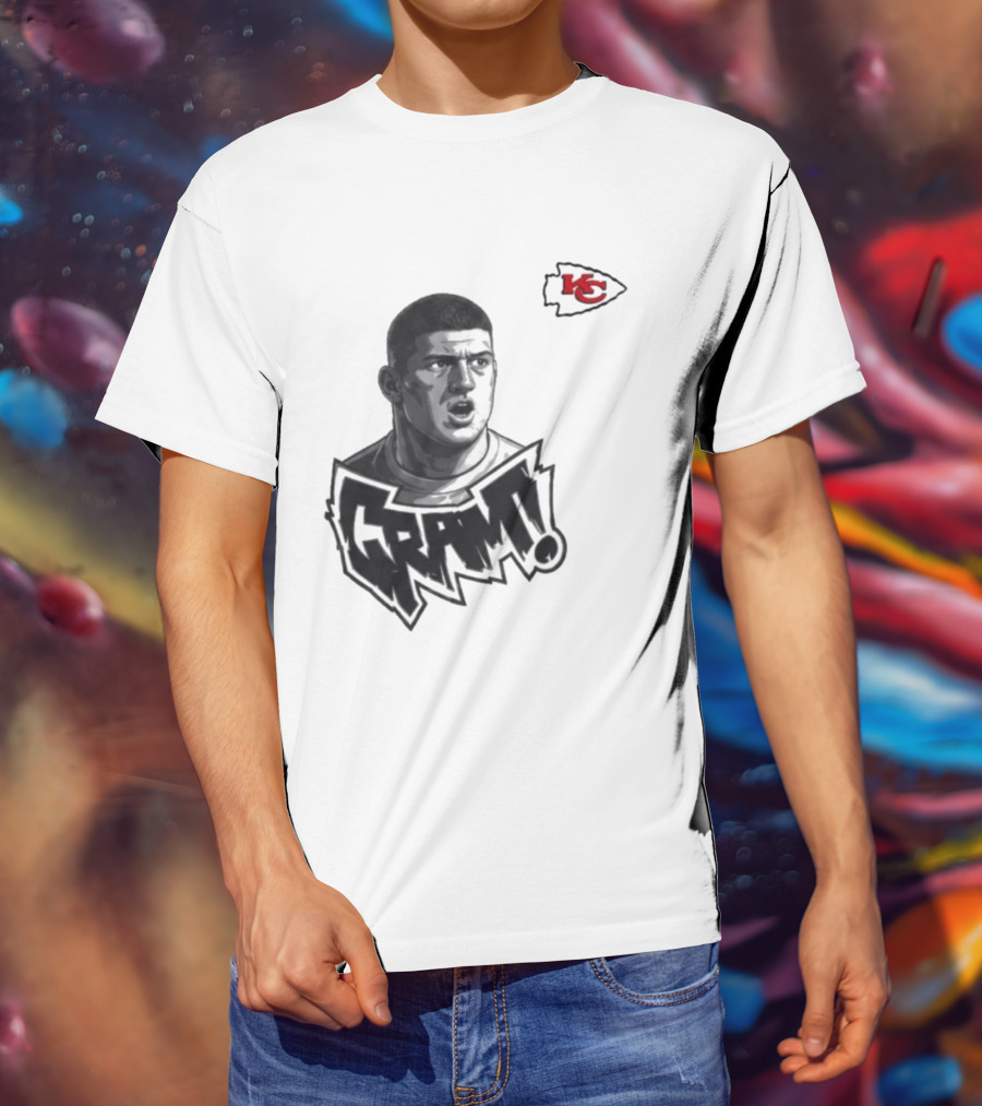 George Karlaftis GRM KC Chiefs Football Player T-Shirt